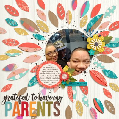 Typography: November 2020 - Grateful for my Parents