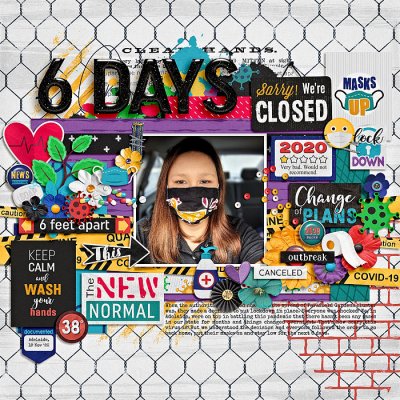 6 days lockdown