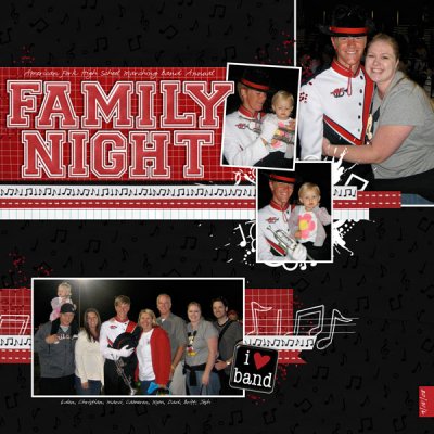 Marching Band Family Night