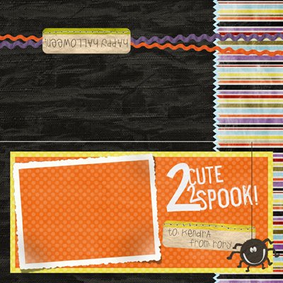 Halloween treat bag topper