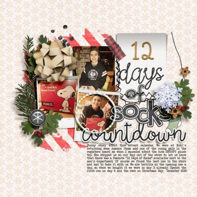 12 days of sock countdown - Pop Culture Challenge