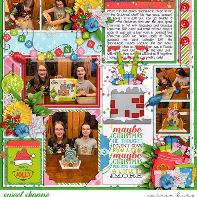 Grinchy Gingerbread House