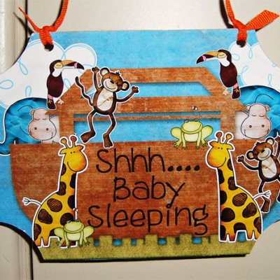 Baby Sleeping Door Hanger