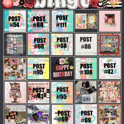 Birthday Bingo Completed!
