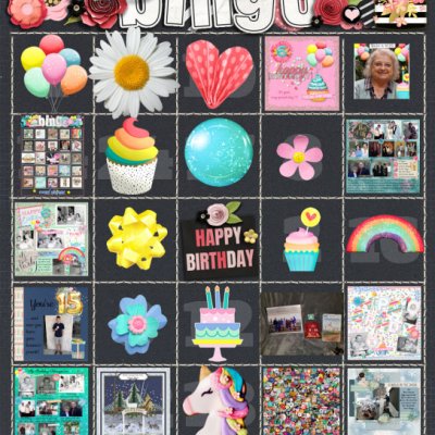 2021 SSD 15th Birthday Celebration Completed BINGO Card