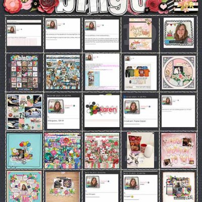 15th Birthday Party Game A Day Bingo