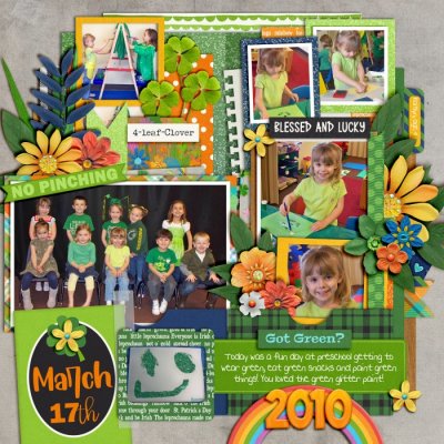 Kaitlyn - St. Patricks 2010 - preschool