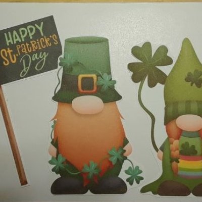 Gnome St Patrick Card