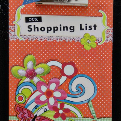 Shopping List Holder
