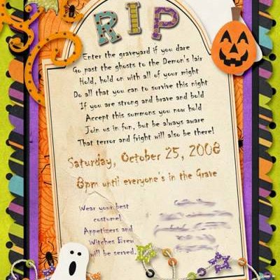 Halloween Party Invite
