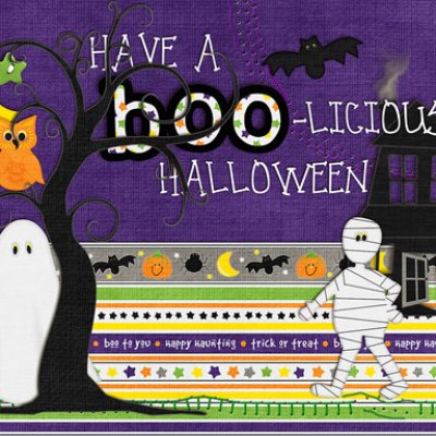 Boo-licious Halloween card