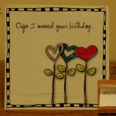 Belated Birthday Card