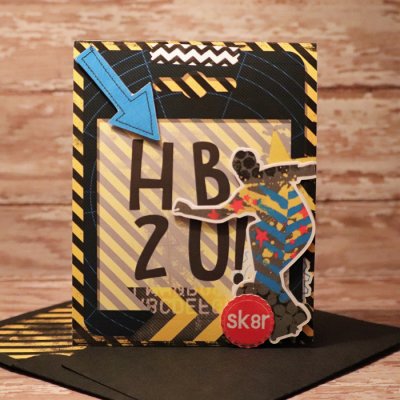 Happy Birthday SK8 card