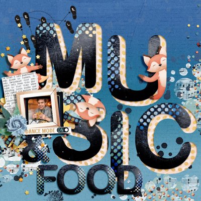 Music & Food - Typography Challenge