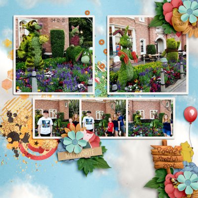 Winnie the Pooh Topiary 2021
