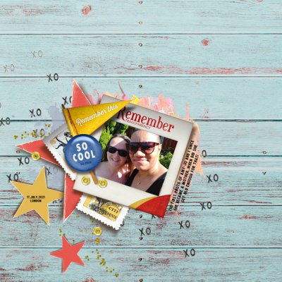 The Nifty Pixel (with Lynn Grieveson) Scrappable Stackables - Remember