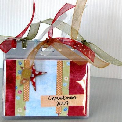 Christmas Badge Album