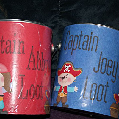 Trick or Treat Paint Cans