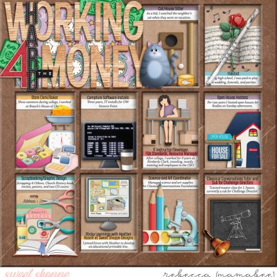 August 7 - Working hard for the money