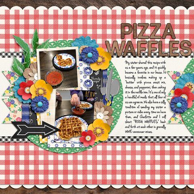 Pizza Waffles