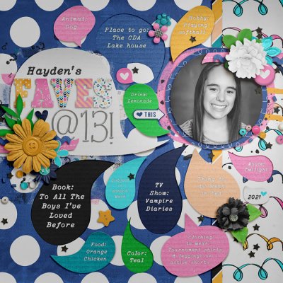 Hayden's Faves at 13