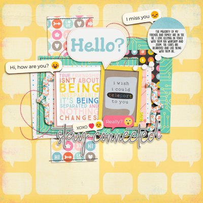 Shadowbox Aug 2021: Aug14 - Speech Bubbles - Stay Connected