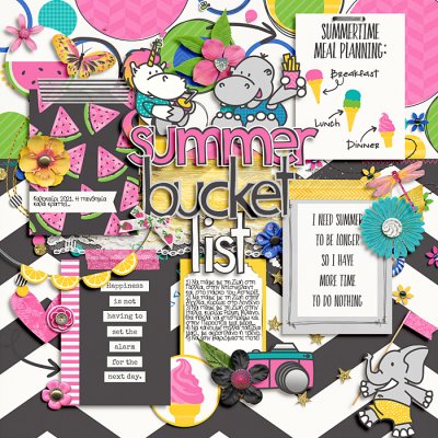 Summer bucket list