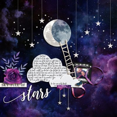 dark night, bright stars