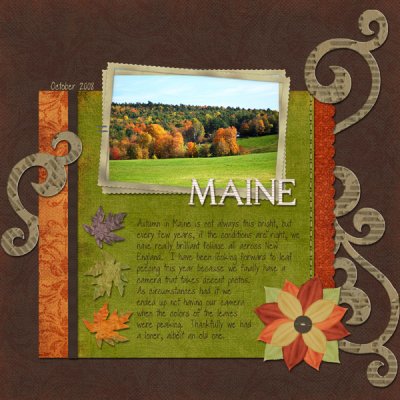 Autumn in Maine
