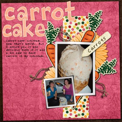 Carrots in my Icecream