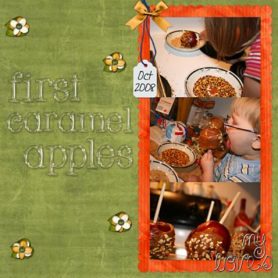 First Caramel Apples