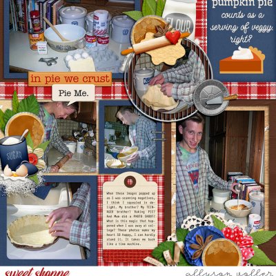 Baking Pies left