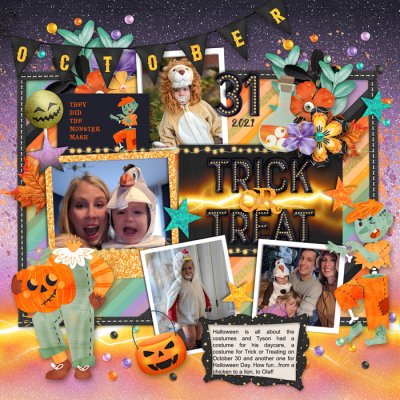 Tyson's Halloween costumes
