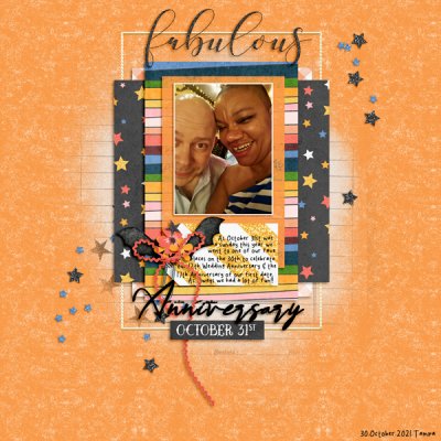 Typography: November 2021 - Fabulous Anniversary