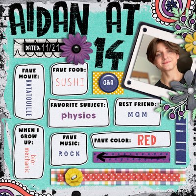 Aidan at 14