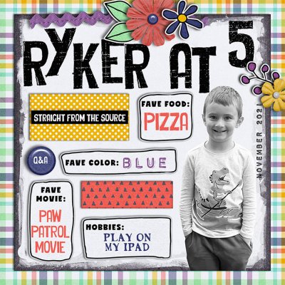 Ryker at 5