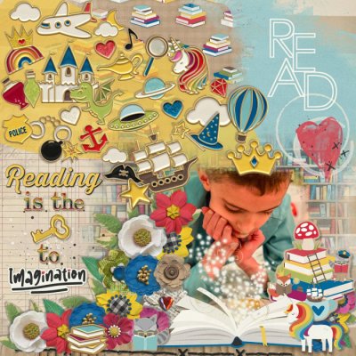Reading is the key to imagination