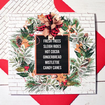 Merry Christmas Wreath