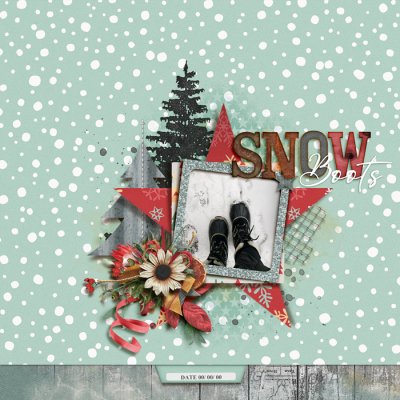 The Nifty Pixel - Oh Christmas Tree v2 (passport #11) - Snow Boots