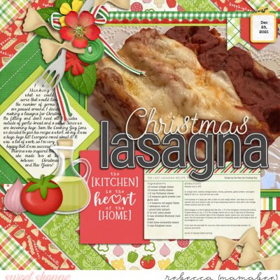 Christmas Lasagna