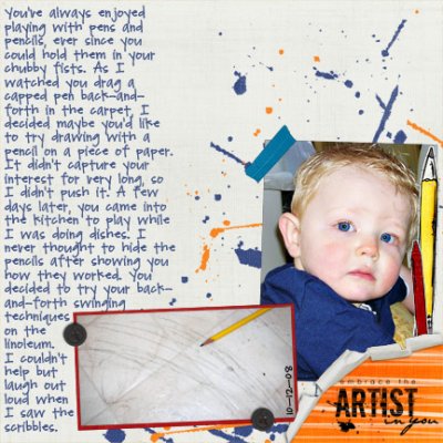 embrace the artist in you