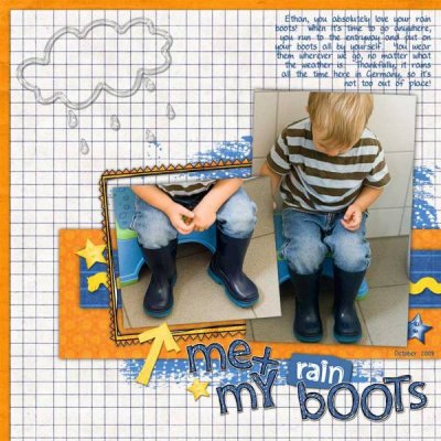 me & my rain boots
