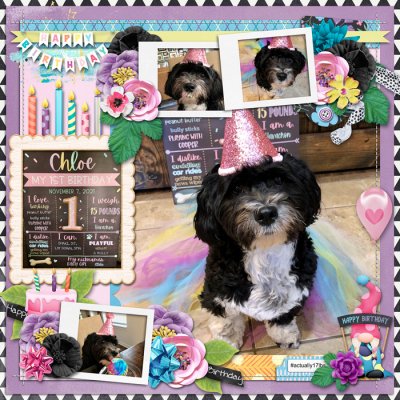 Chloe is 1