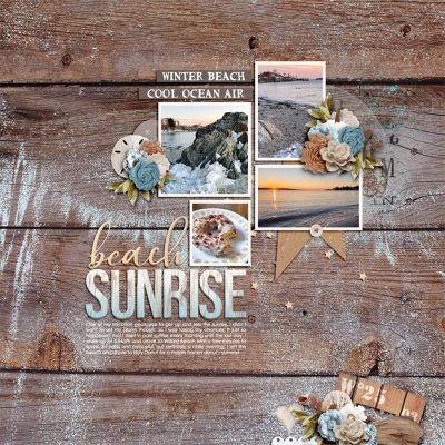 Winter Beach Sunrise
