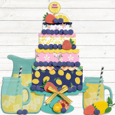 Hello Summer Party Cake