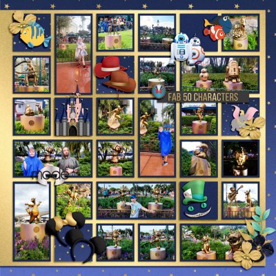 50th Celebration statues