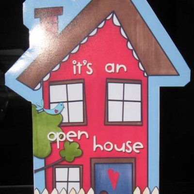 "It's an open house" Invite Card