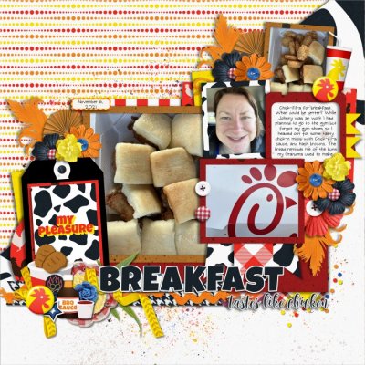 Breakfast tastes like chicken