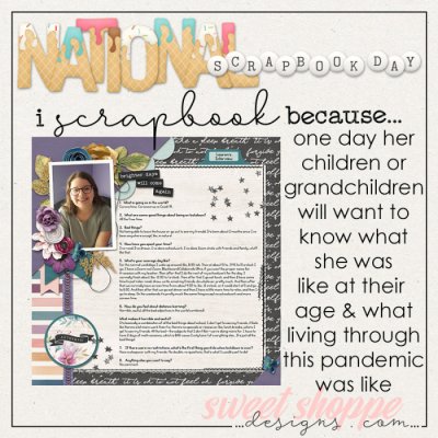I scrapbook because