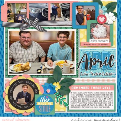April in review, left side